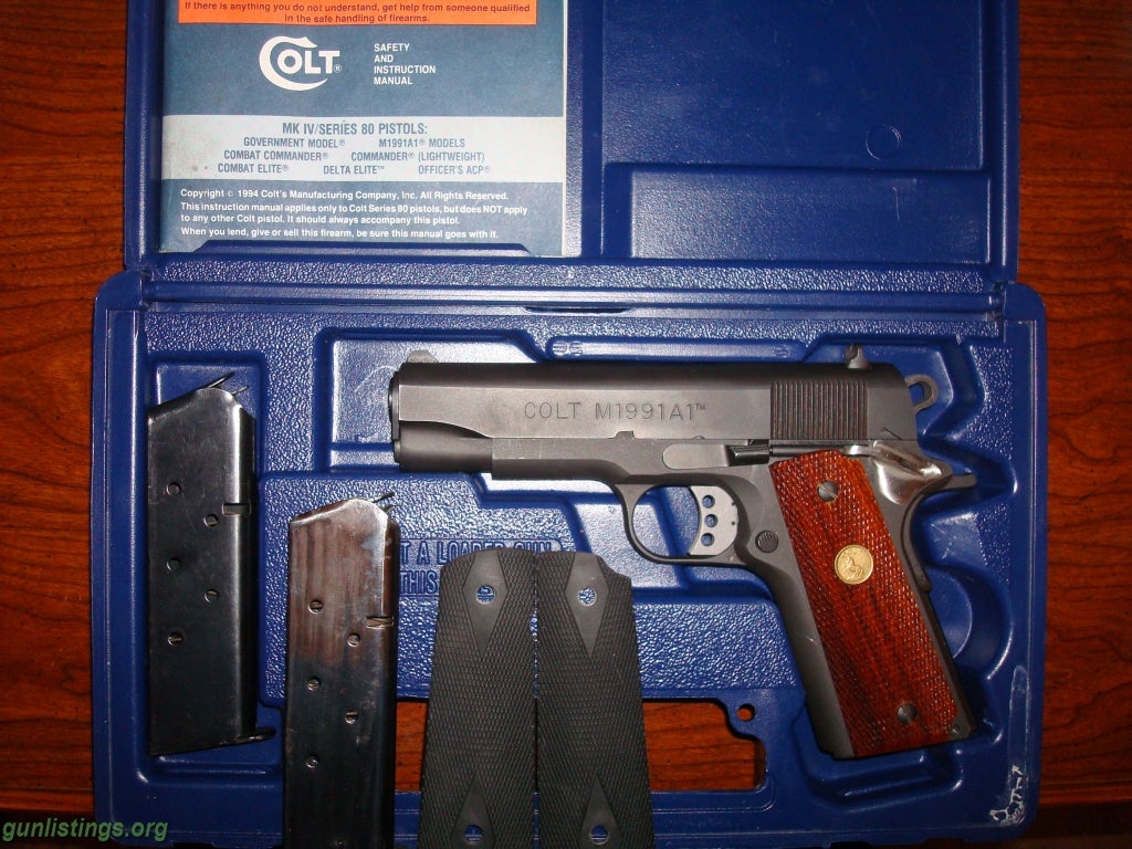 Pistols For Sale/Trade: Colt Series 80 Commander 4.25