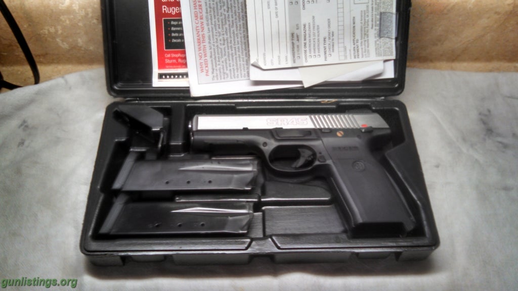 Pistols FS/FT Ruger SR45