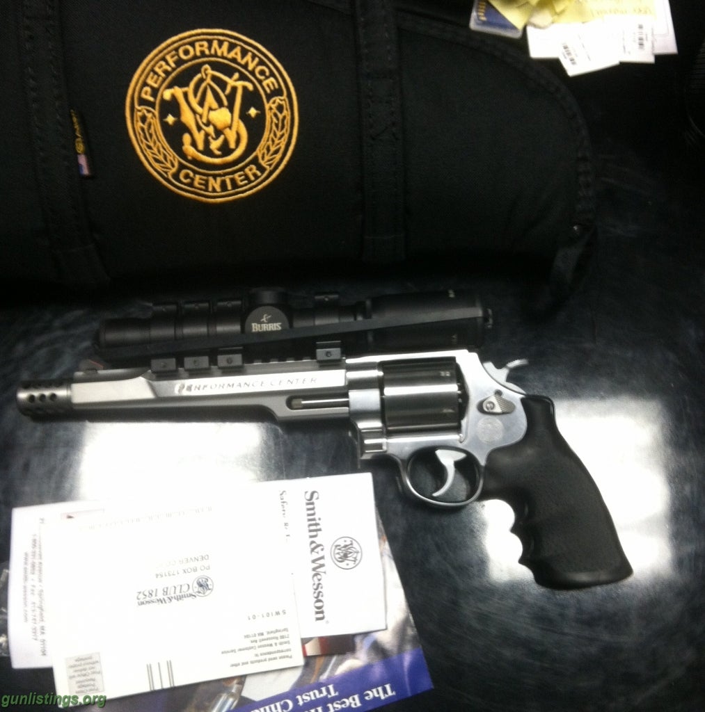 Pistols FS/FT: S&W 629 Stainless .44 Magnum Hunter, Scope 7.5