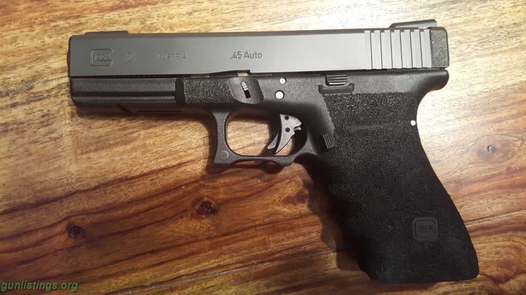 Pistols Glock 21SF - Zev Internals - Night Sights - Stippled