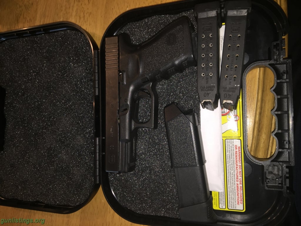 Pistols Glock 23 Gen 3 With Factory Night Sights