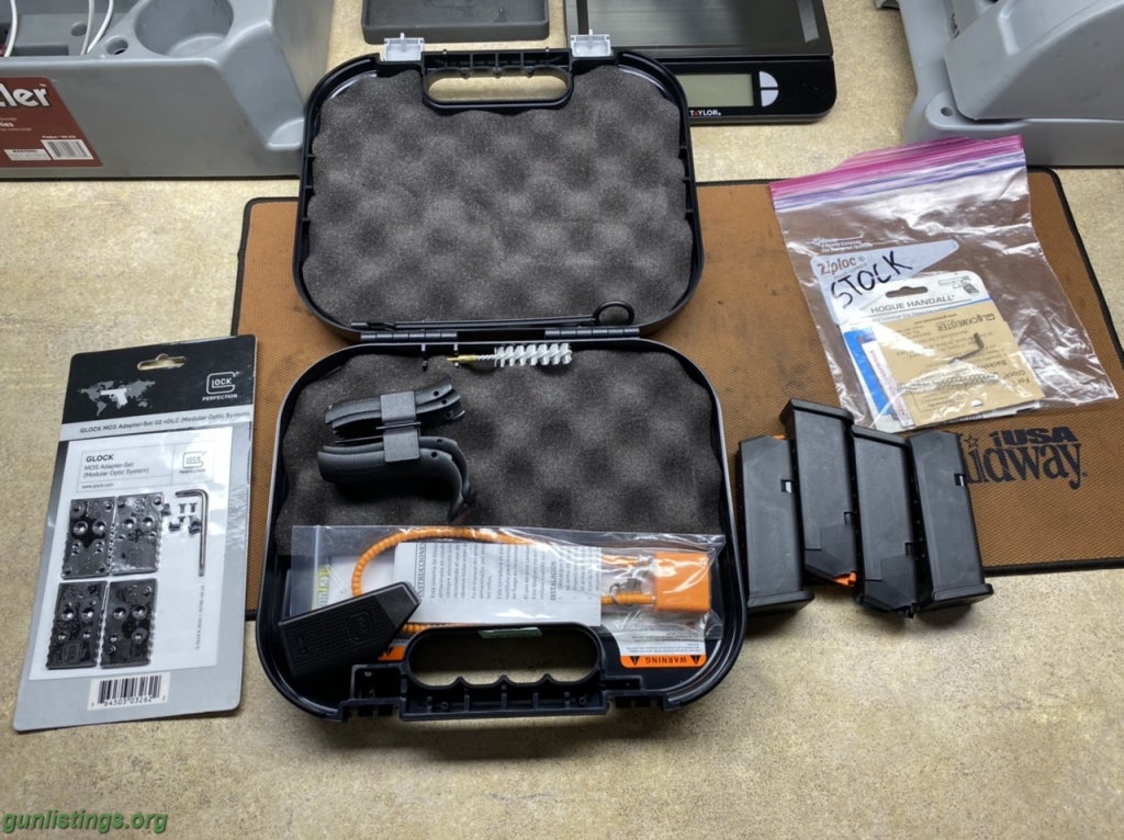 Pistols Glock 23 Gen 5 MOS *New* + Extras! Also Ammo Available