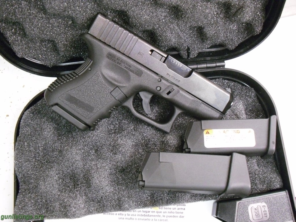 Pistols Glock 26, Gen 3, 9mm Like New