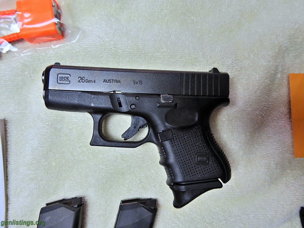 Pistols GLOCK 26 GEN 4 9mm