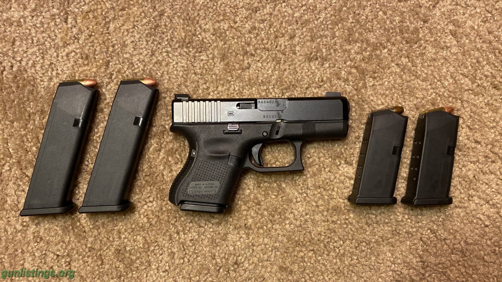 Pistols Glock 26 Gen 5 W/Night Sights