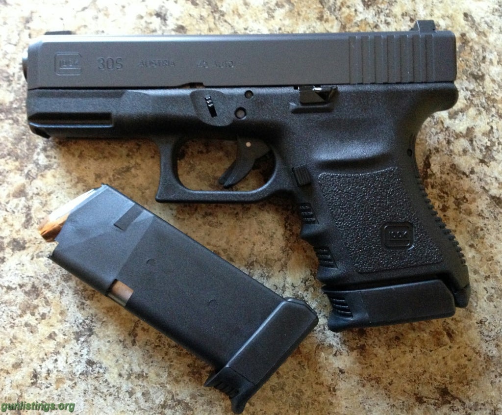 Pistols Glock 30s Unfired,bnib.. With Night Sights And Extras