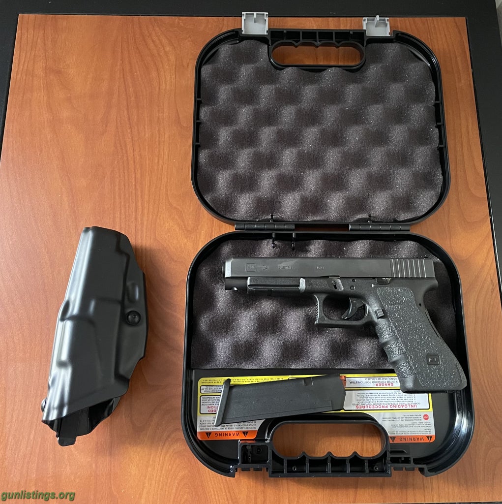 Pistols Glock 34 Gen 3 And Safariland ALS Holster