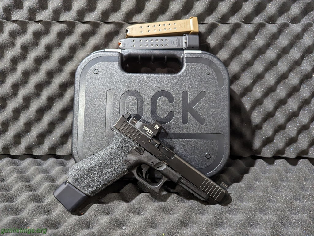 Pistols GLOCK 34 MOS GEN 5 9MM PISTOL, EOTECH EFLX MINI RED DOT