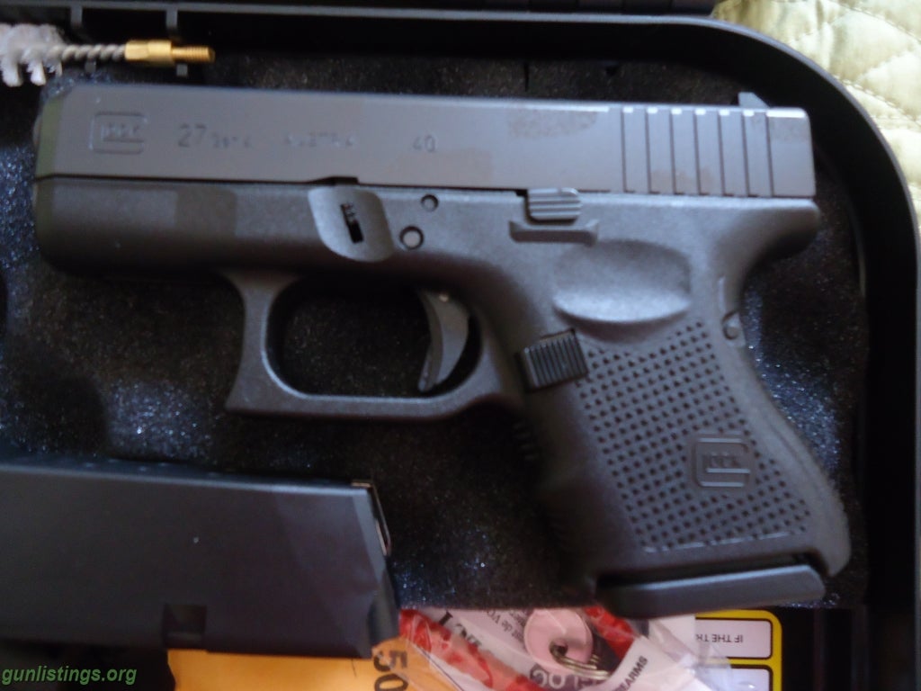 Pistols New Glock Model 27 - 40 Cal. Gen 4