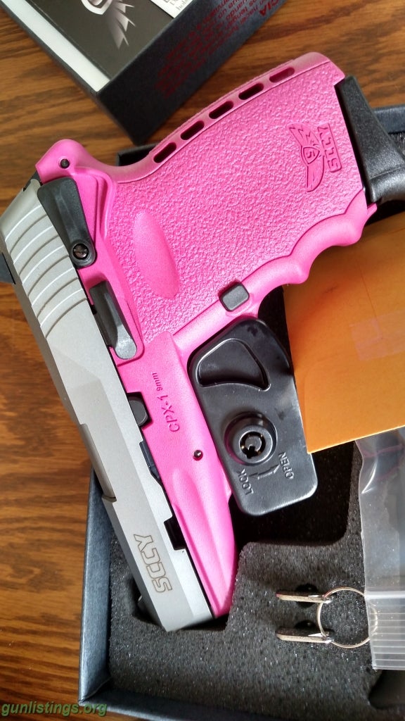 Pistols Glock 43 & SCCY Pink 9mm