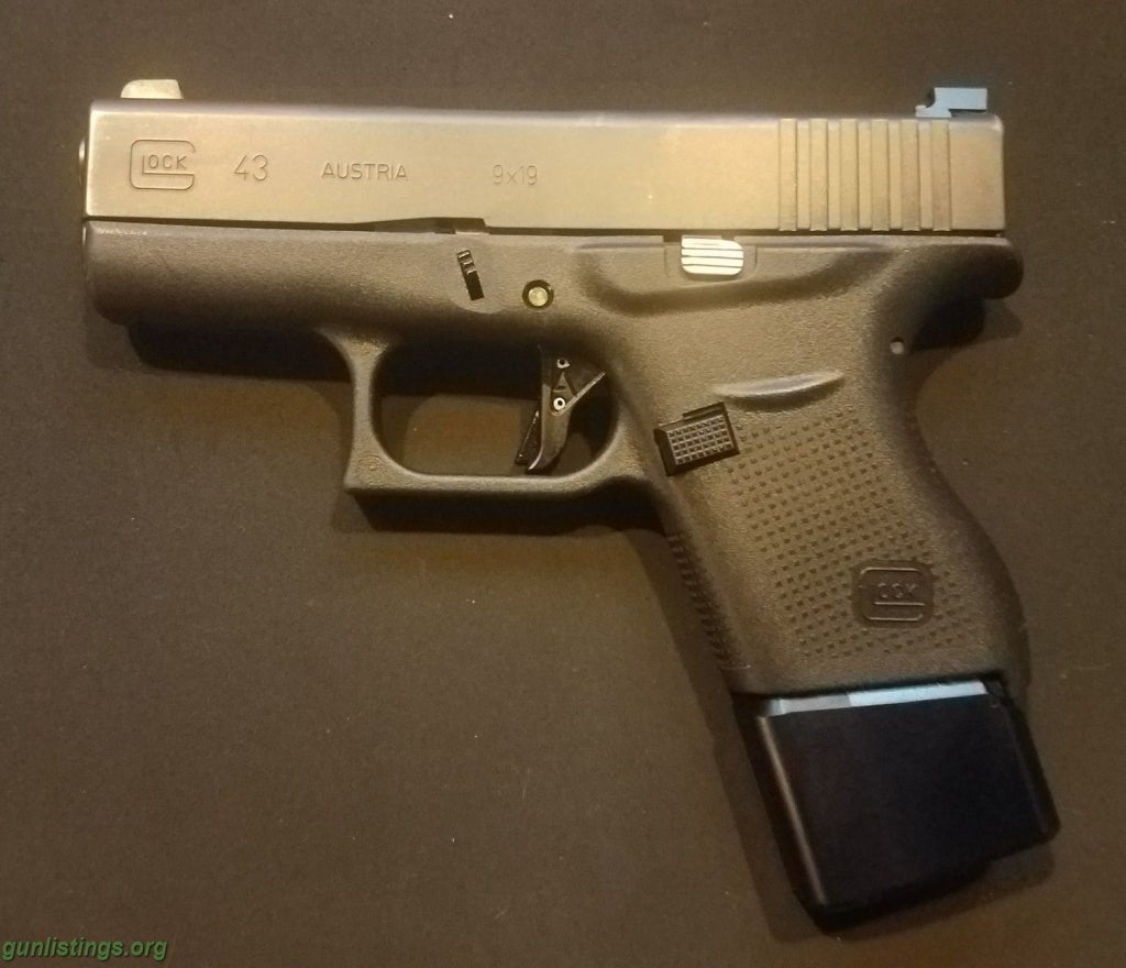 Pistols Glock 43, W/ Night Sights And Accessories (never-fired)