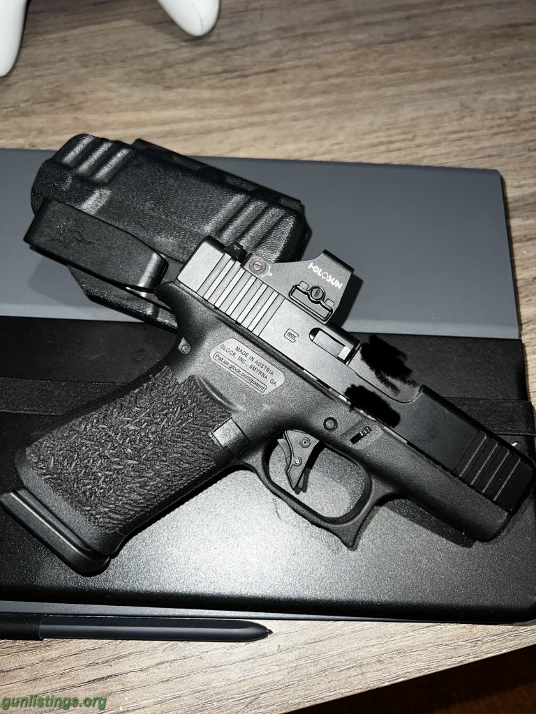 Pistols Glock 43x Milled For Dot With Extras