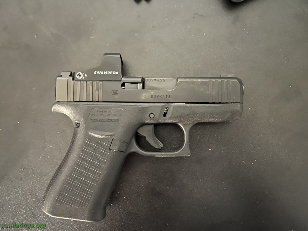 Pistols Glock 43X With MOS Slide And Swampfox Sentinel