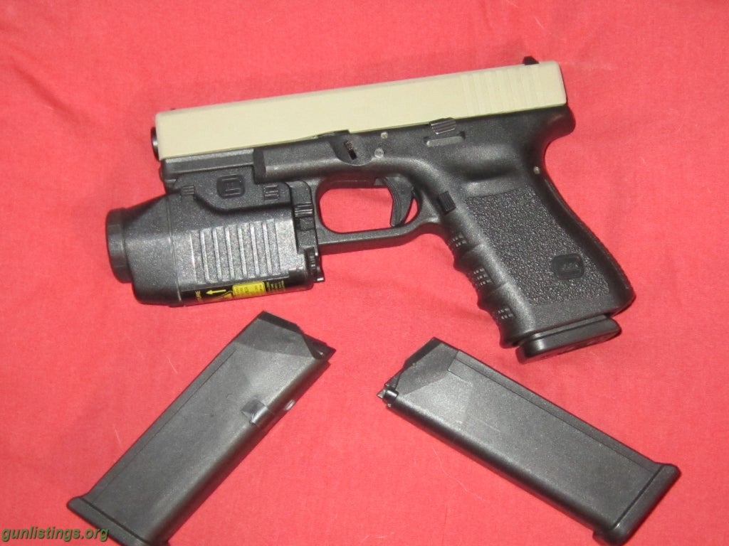 Pistols GLOCK FACTORY LASER /LIGHT