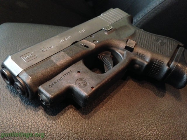 Pistols Glock G26 Gen 4 W/Crimson Trace Laserguard + Extras