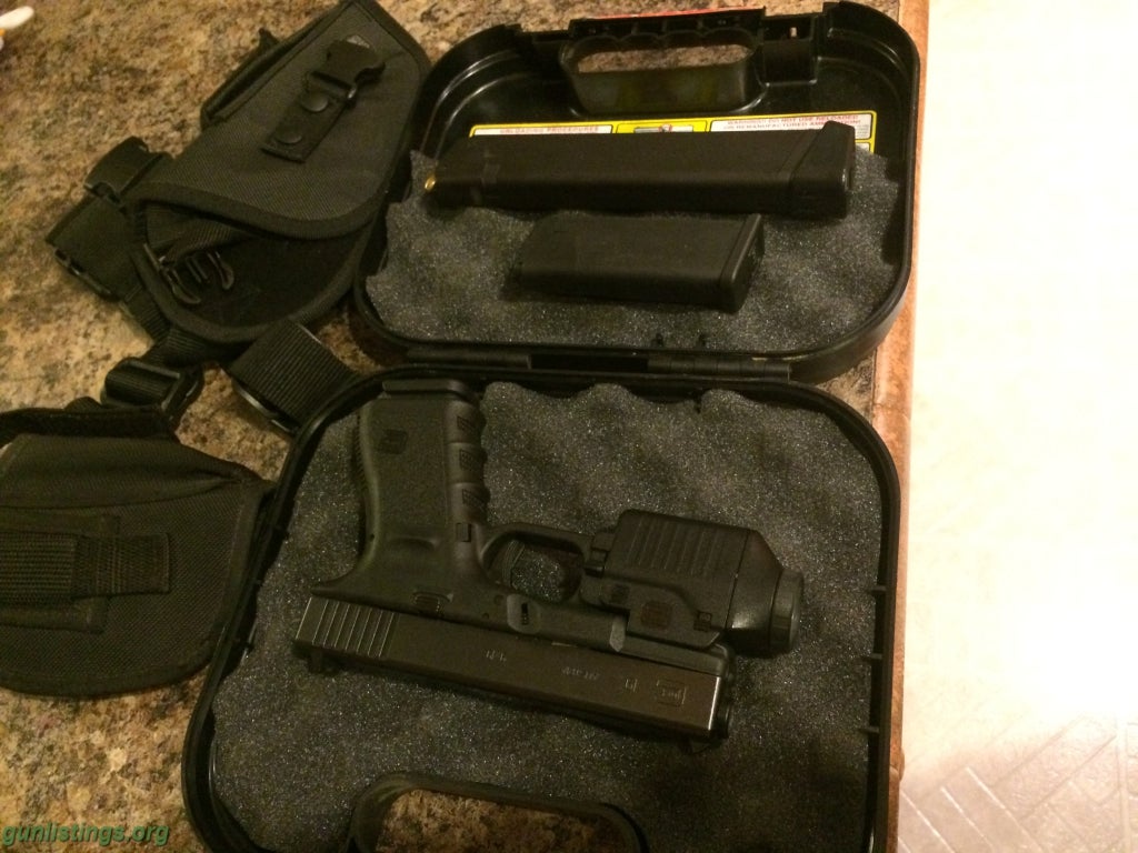 Pistols Glock G3 G19 9 Mm