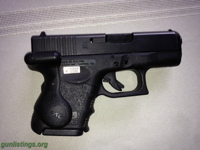 Pistols Glock Model 26 9mm With Laser Sight And Holster