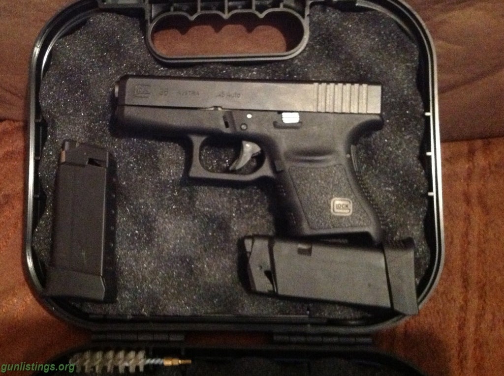 Pistols Glock Model 36 .45 Cal