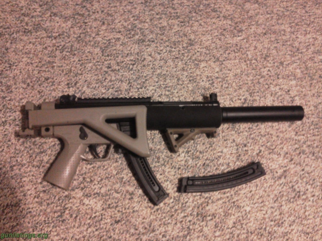 Pistols GSG 5-22 SD MP5 Clone W/Tapco Extras