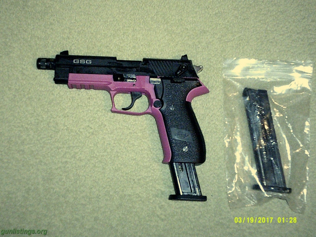 Pistols GSG FireFly Pink With Thrd Barrel&BONUS 1 FREE Mag