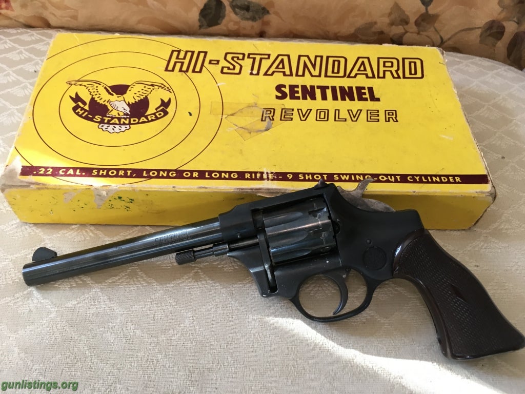 Pistols High Standard Sentinel .22 Revolver Model R-103