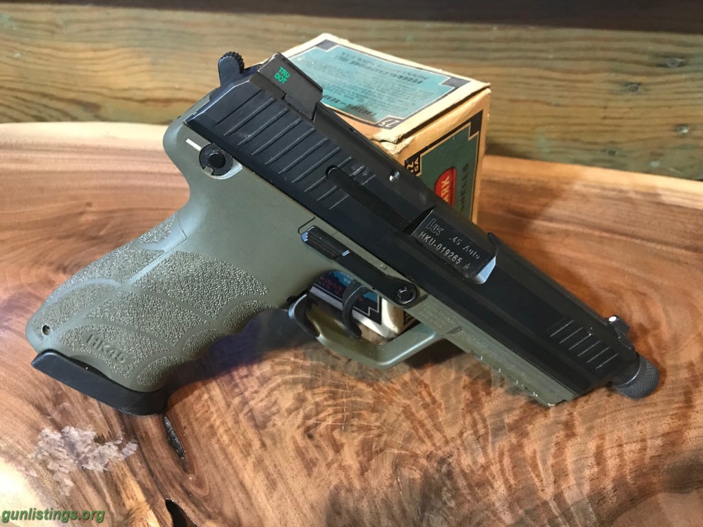 Pistols HK45T OD Green