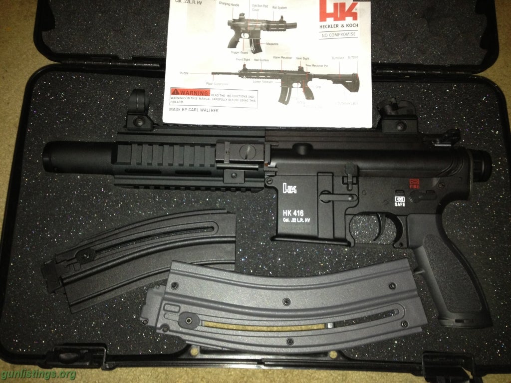 Pistols HK 416. AR Style .22cal Pistol