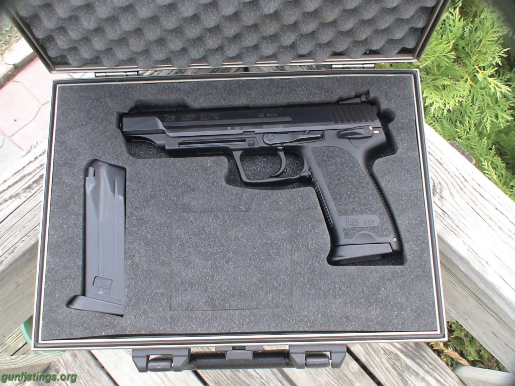 Pistols HK Elite .45 With Original Hard Case