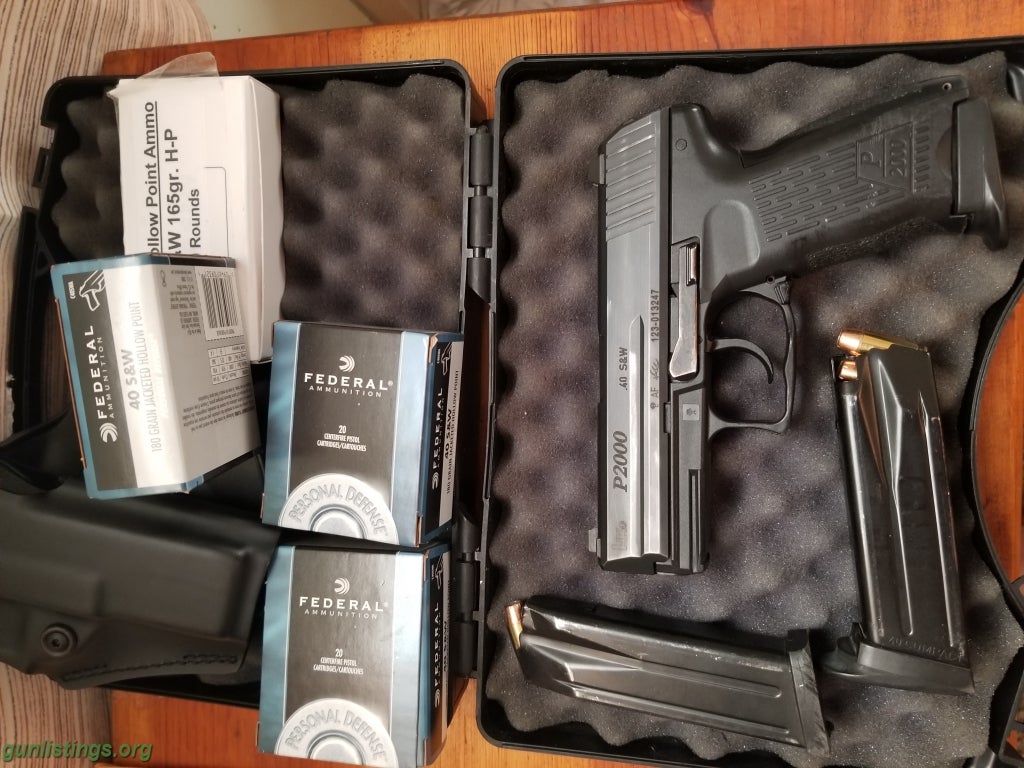 Pistols H&K P2000 W/extras