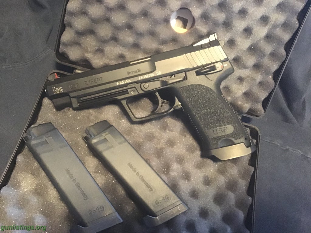 Pistols H&K USP Expert 9mm