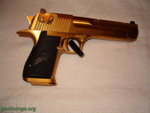 Pistols Imidesert Eagle Titanium Gold