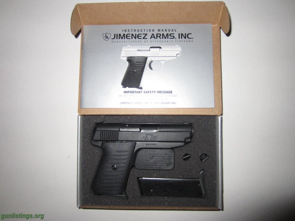 Pistols Jimenez JA 380   NEW