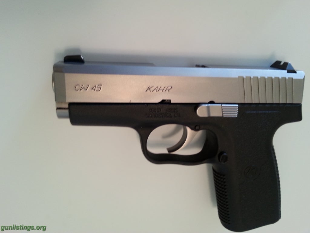 Pistols Kahr CW45 Acp W/3 Factory Kahr Mags