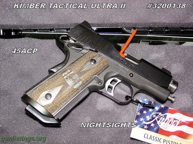 Gunlistings.org - Pistols KIMBER -- KIMBER TACTICAL ULTRA II 45ACP #3200138