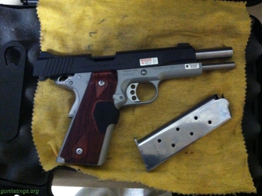 Pistols Kimber Custom With Crimson Trace Grips