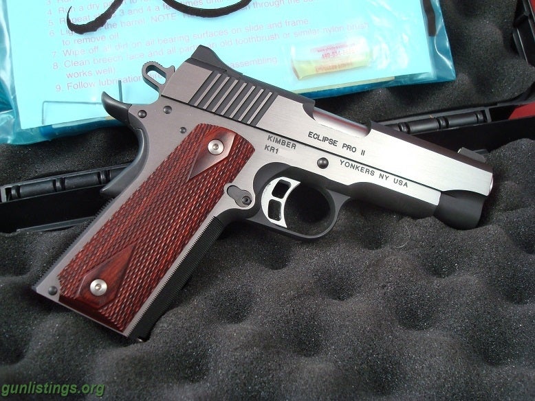 Pistols Kimber Eclipse Pro II 45 ACP NIB UNFIRED