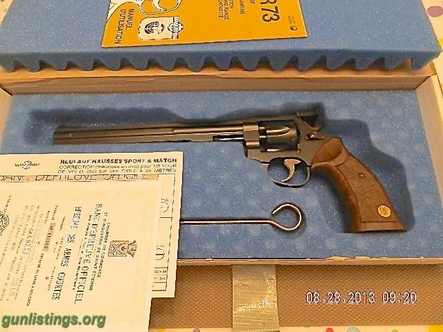 Pistols Manurhin MR 73, 22 LR Silhouette Model.