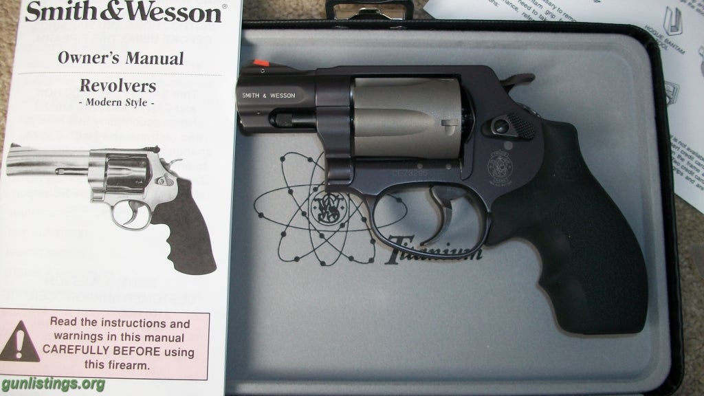 Pistols Model 337PD S&W 38 Special Air Lite Titanium Pre-Lock