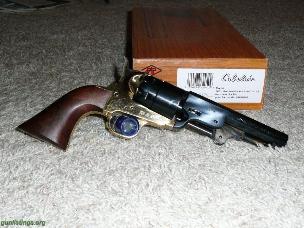 Pistols New In Box 1851 Navy 44 Cal