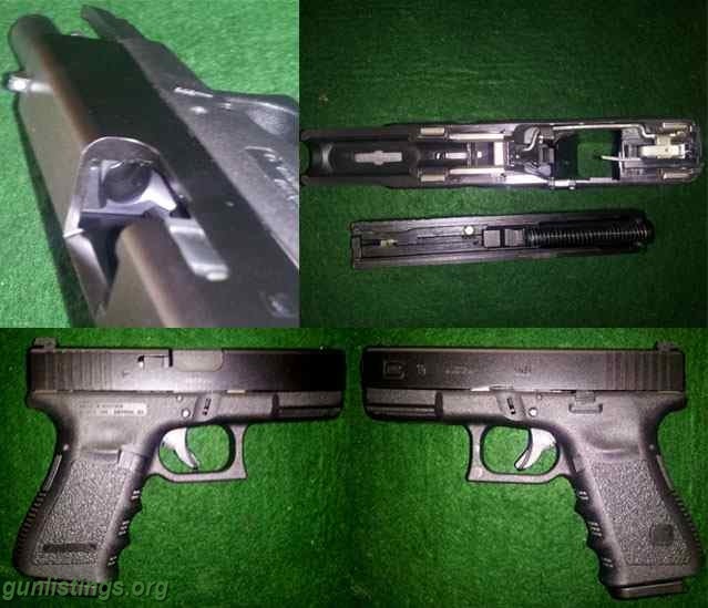 Pistols New Glock 19 Gen 3 + Adjustable Sights + 3 Mags