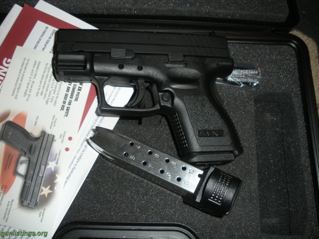 Pistols New Xd Sub Compact 40