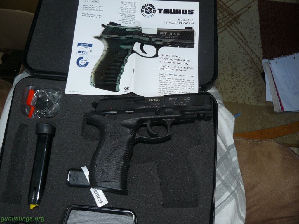 Pistols NIB Taurus TSS PT809 9mm 17rd