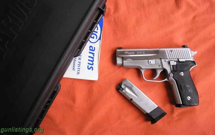 Pistols Nickel Sig Sauer P228 Made In Germany 9mm