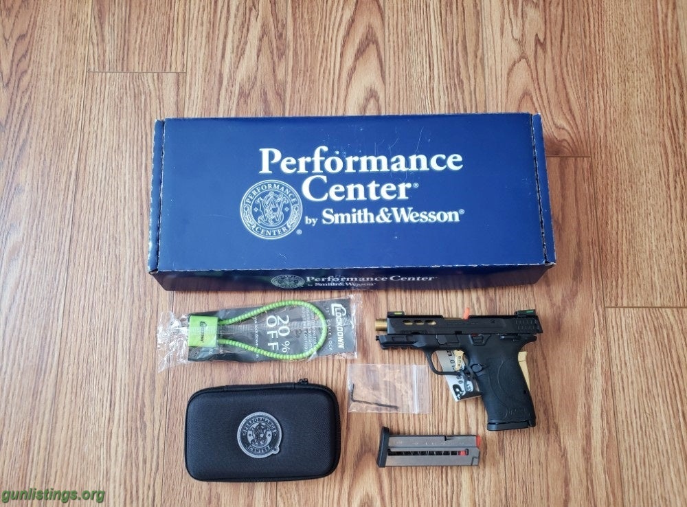 Pistols Performance Center M&P9 SHIELD EZ Gold Ported Barrel