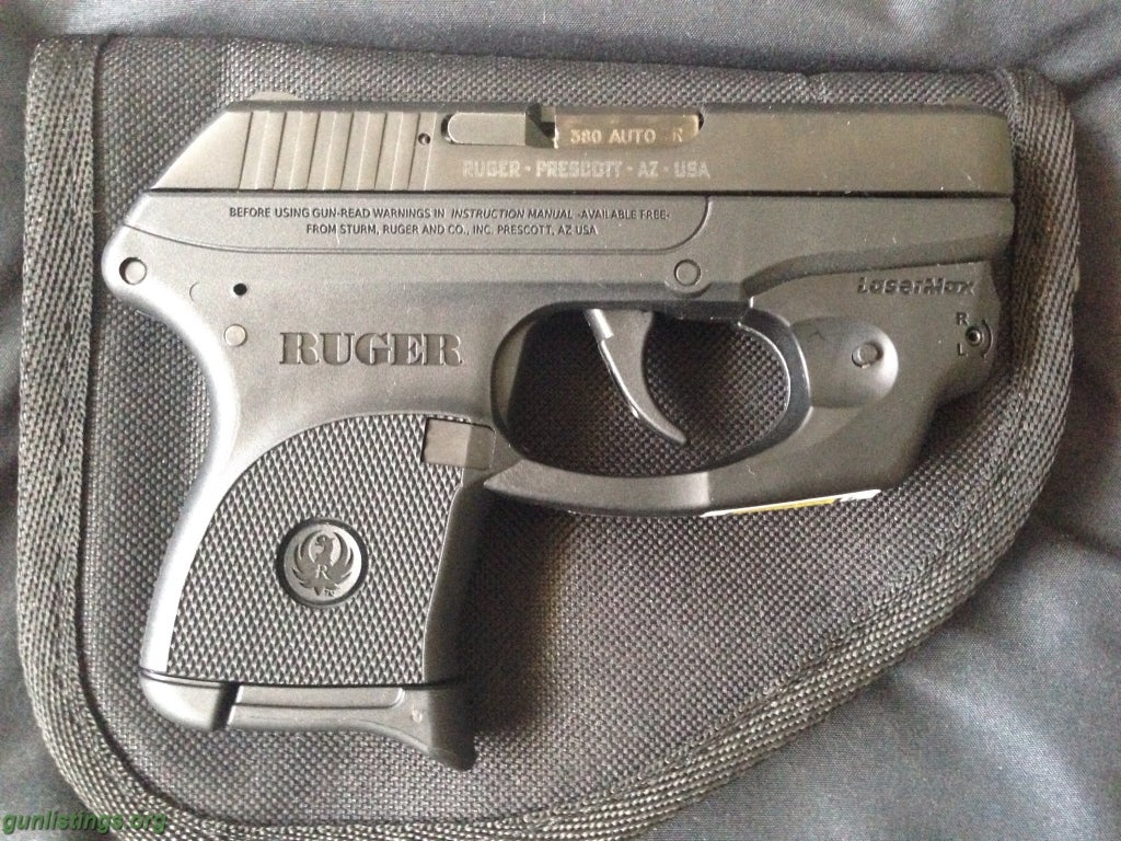 Pistols Ruger .380 W/Laser & 80 Rounds Of Ammo