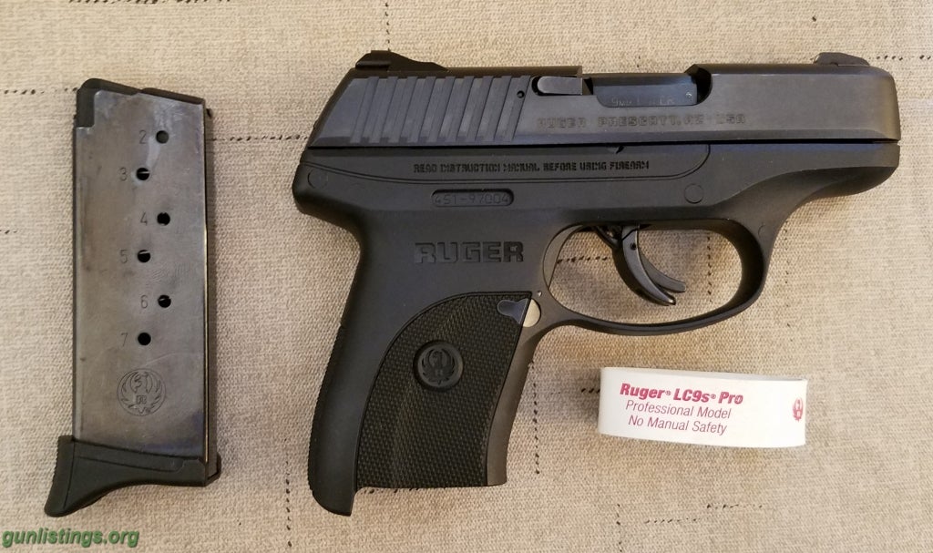 Pistols Ruger LC9s Pro 9mm