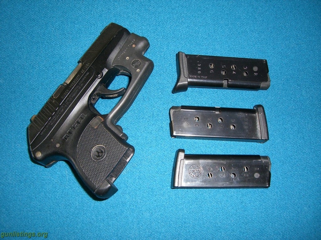 Pistols Custom Ruger LCP .380 CT Laser And Trijicon Sights