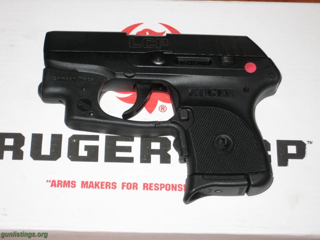 Pistols Ruger LCP .380 Crimson Trace Laser W/ 2 Holsters