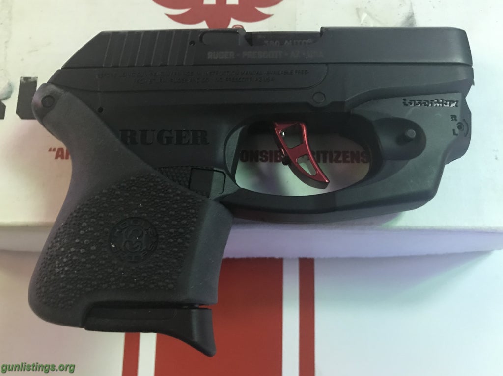 Pistols Ruger LCP .380 With Factory Lasermax Laser+MANY EXTRAS!