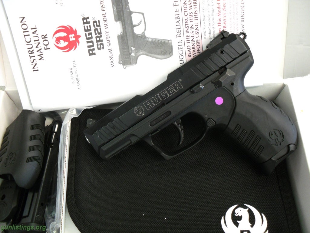 Pistols Ruger SR-22, 22lr  NEW